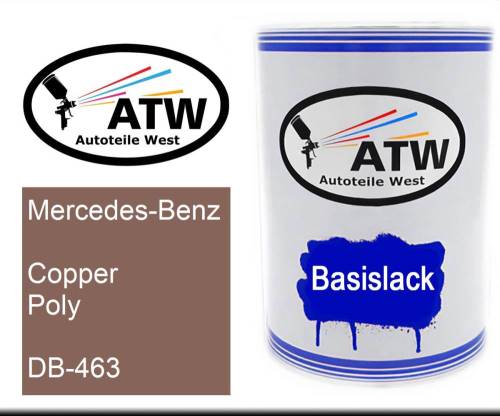 Mercedes-Benz, Copper Poly, DB-463: 500ml Lackdose, von ATW Autoteile West.